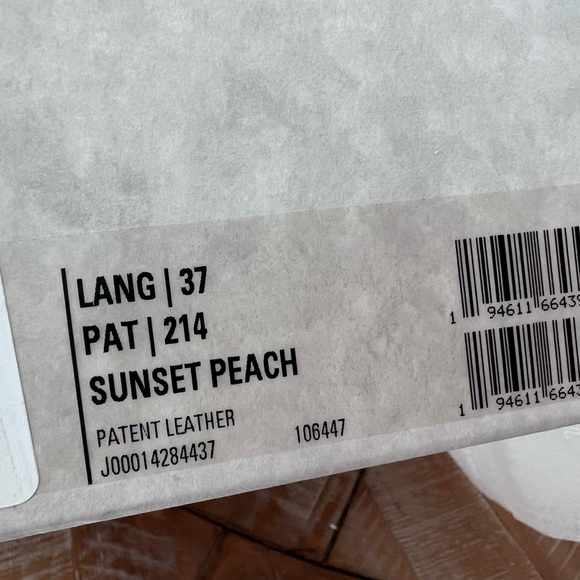 Sunset Peach Jimmy Choo Patent Sandals - Picture 10 of 14